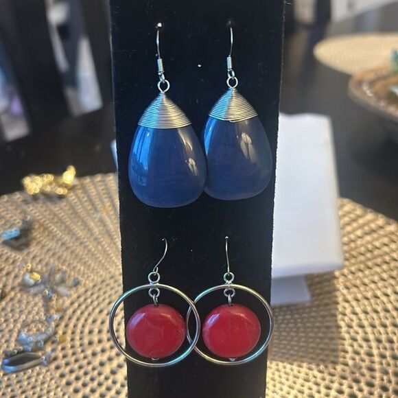 Lot of 5 vintage earrings - Picture 2 of 7